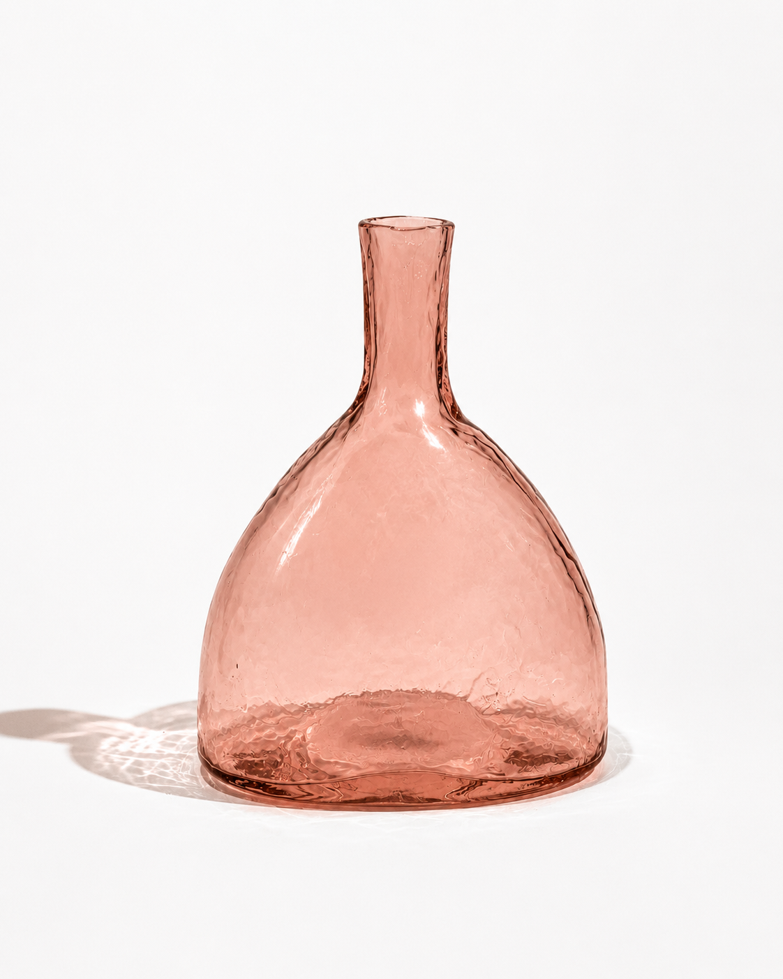 Hearth Handblown Hammered Bud Vase