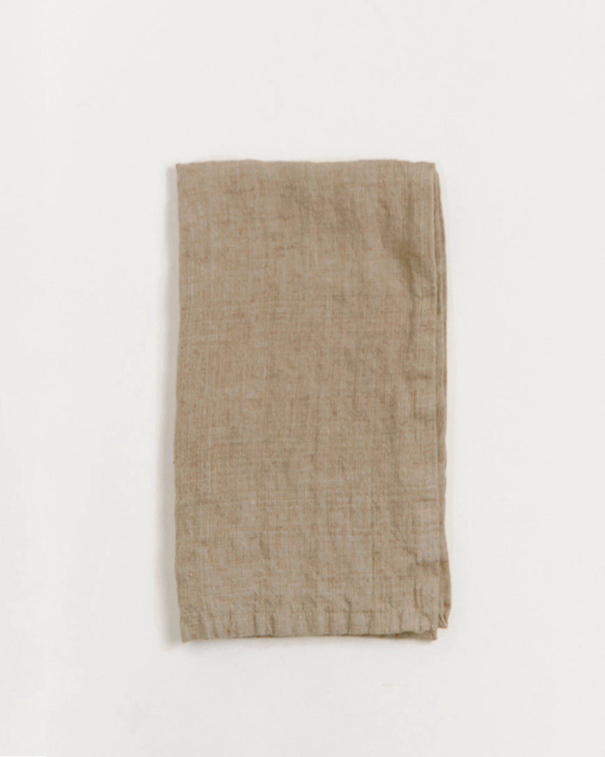 Stone Washed Linen Dinner Napkins