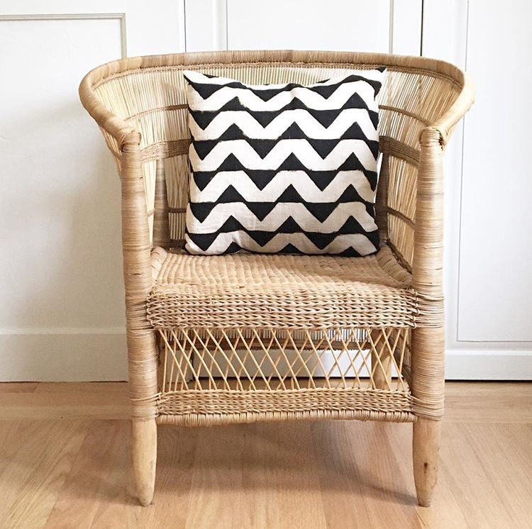 Handcrafted Malawi Cane Accent Chair
