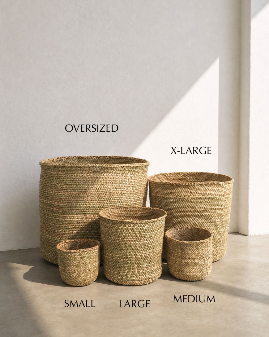 Handwoven Natural Iringa Baskets | Tanzania