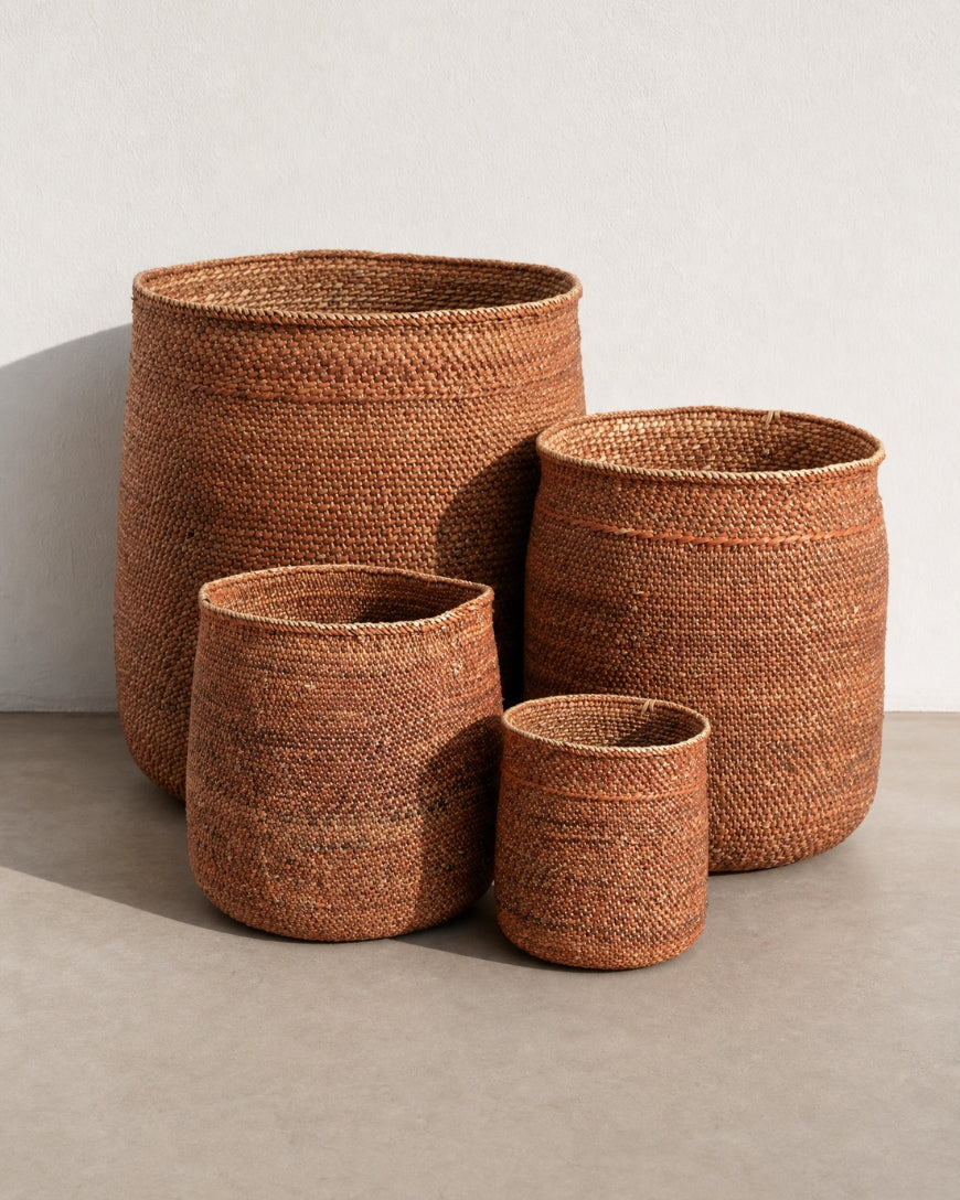 Handwoven Auburn Iringa Baskets | Tanzania