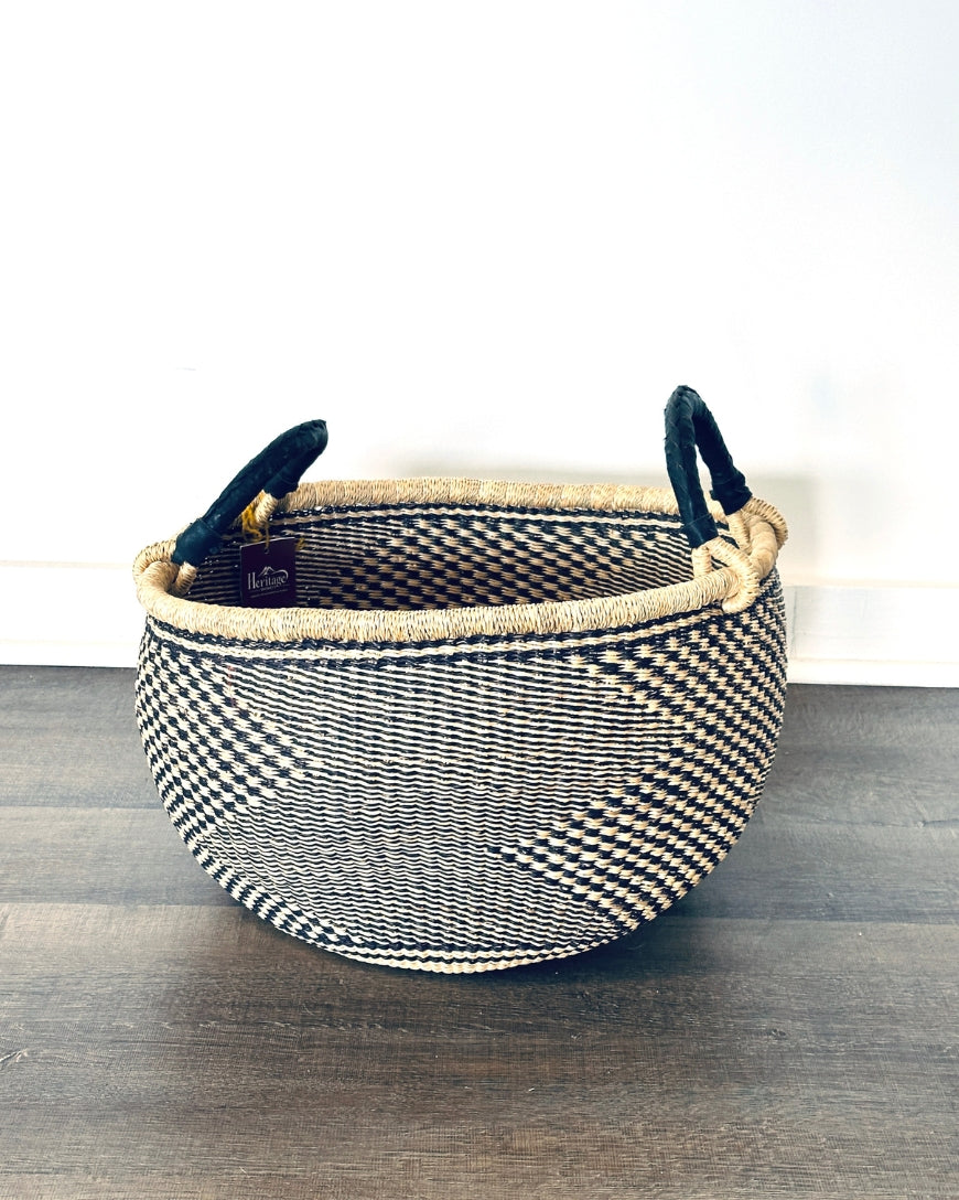 Handwoven African Catch-All Basket – Heritage Weave
