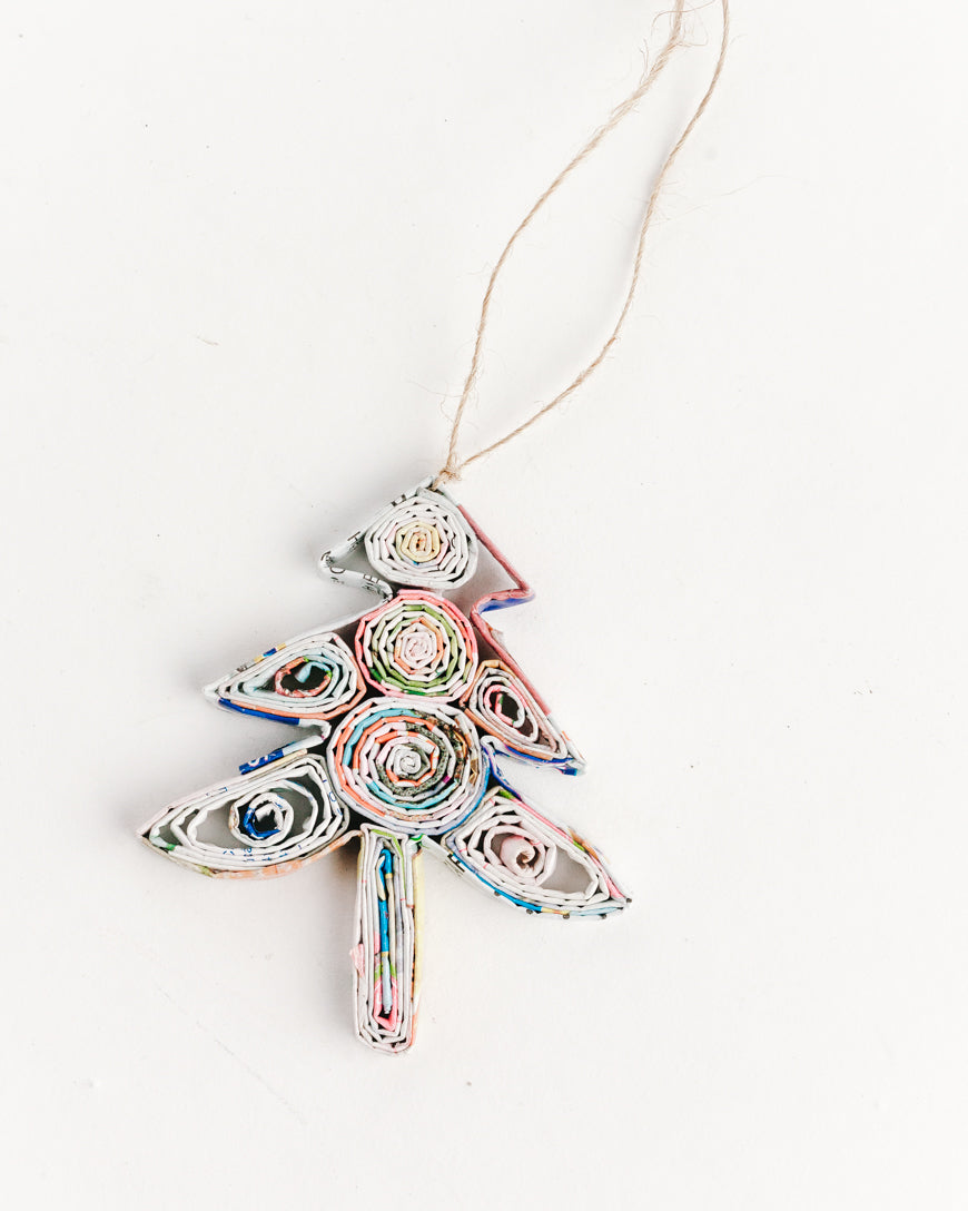 Quilled Paper Christmas Tree Ornament
