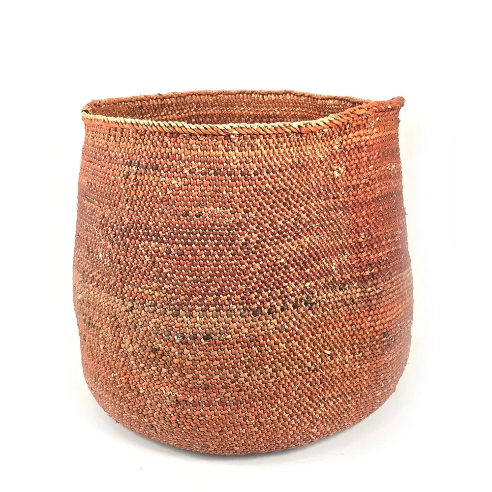 Handwoven Auburn Iringa Basket | Tanzania