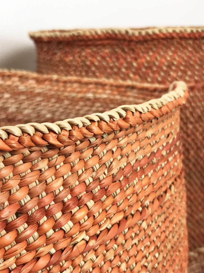Handwoven Auburn Iringa Basket | Tanzania