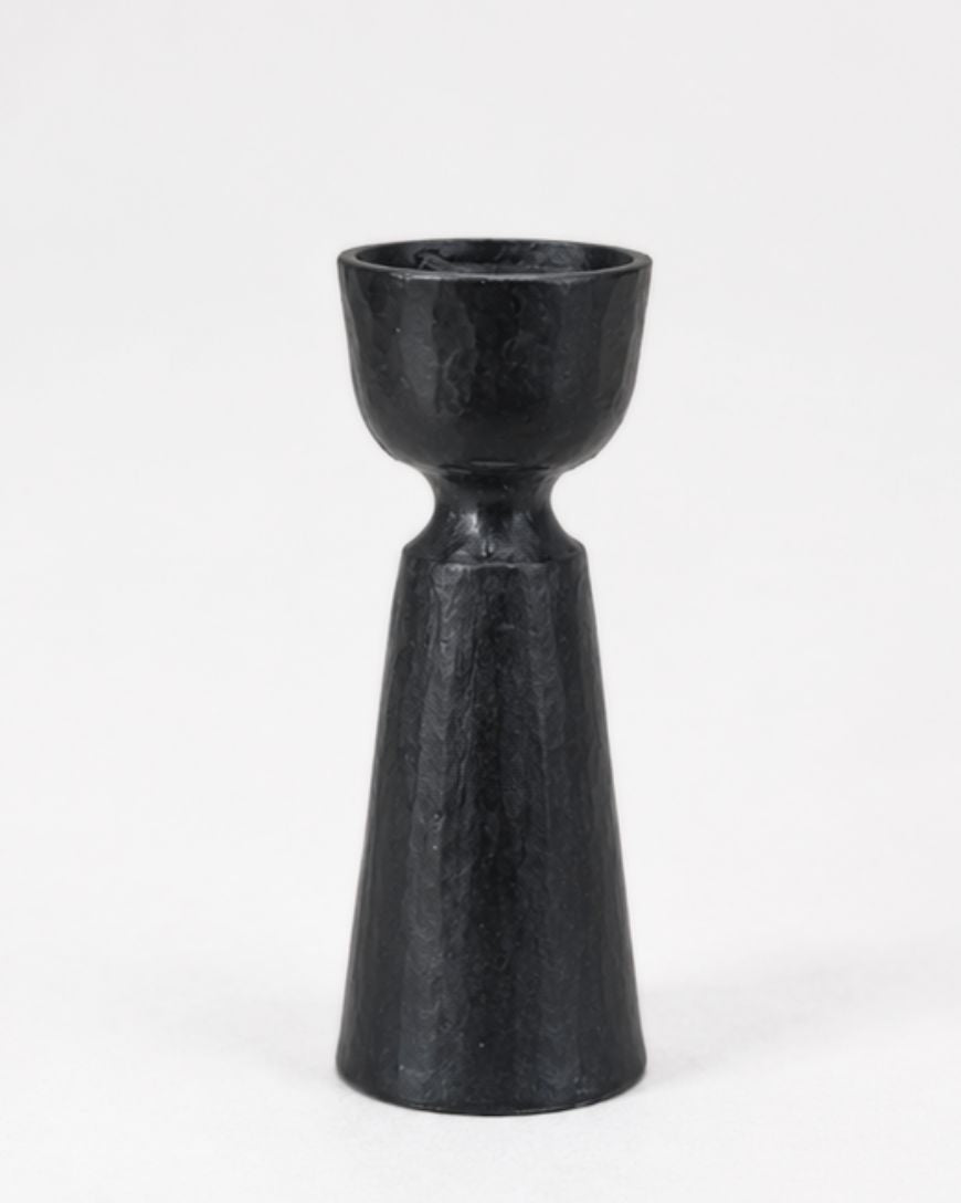 Foundry Hand-Forged Iron Candle Stand