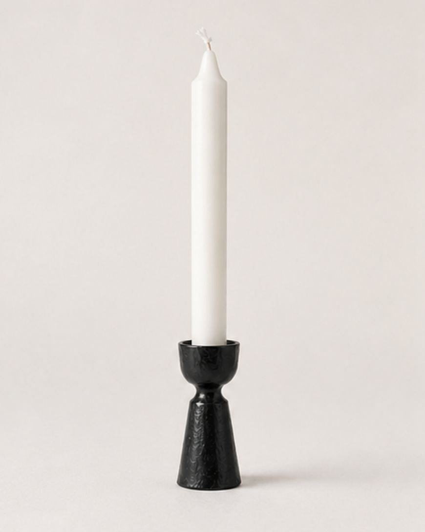 Foundry Hand-Forged Iron Candle Stand