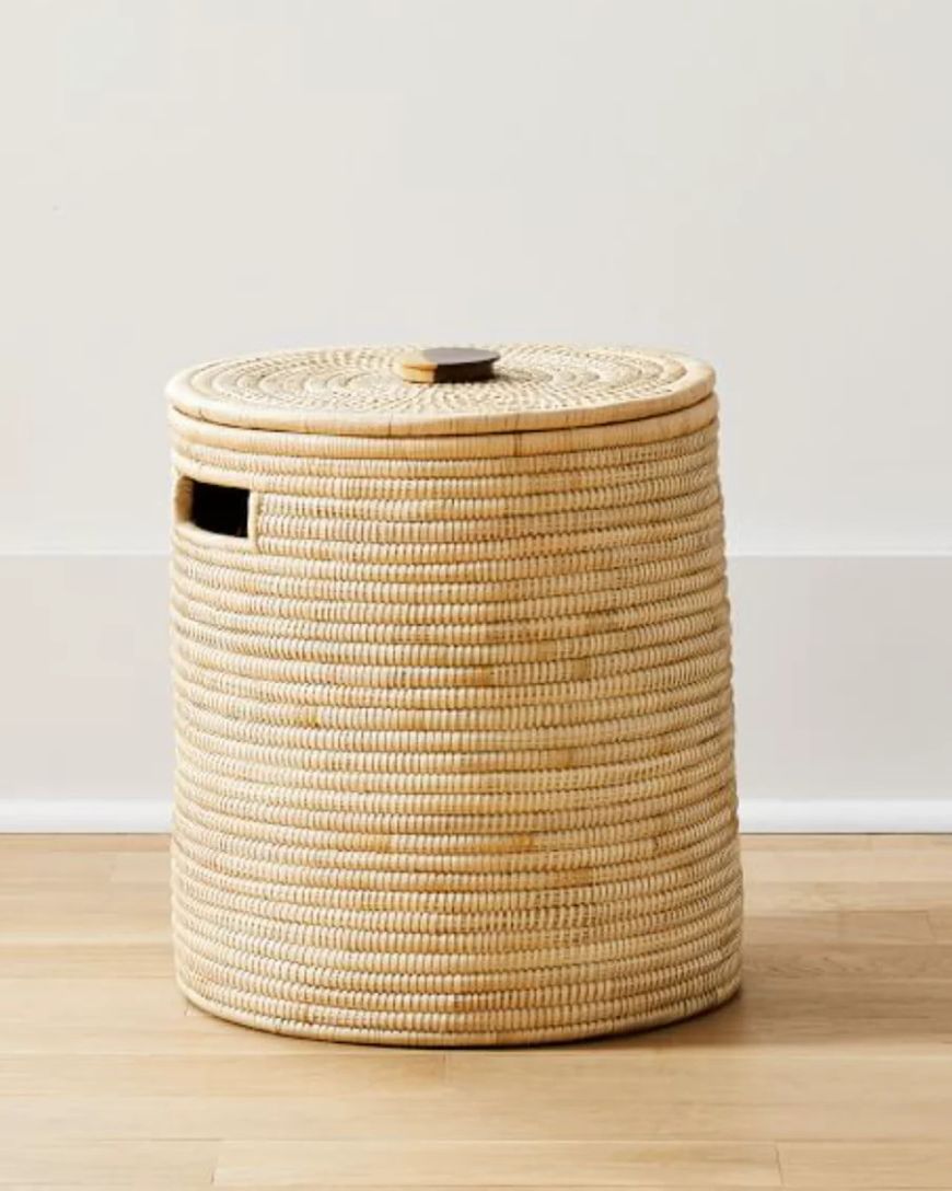Malawi Floor Baskets with Wooden Handle