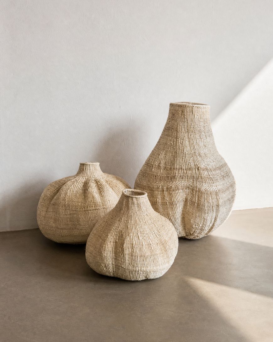 Garlic Tonga Sculptural Baskets | Zimbabwe