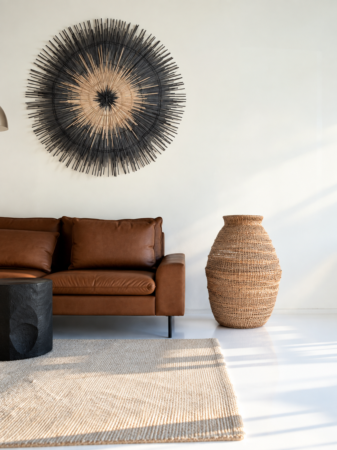 Eclipse Handwoven Palm Wall Hanging | Malawi