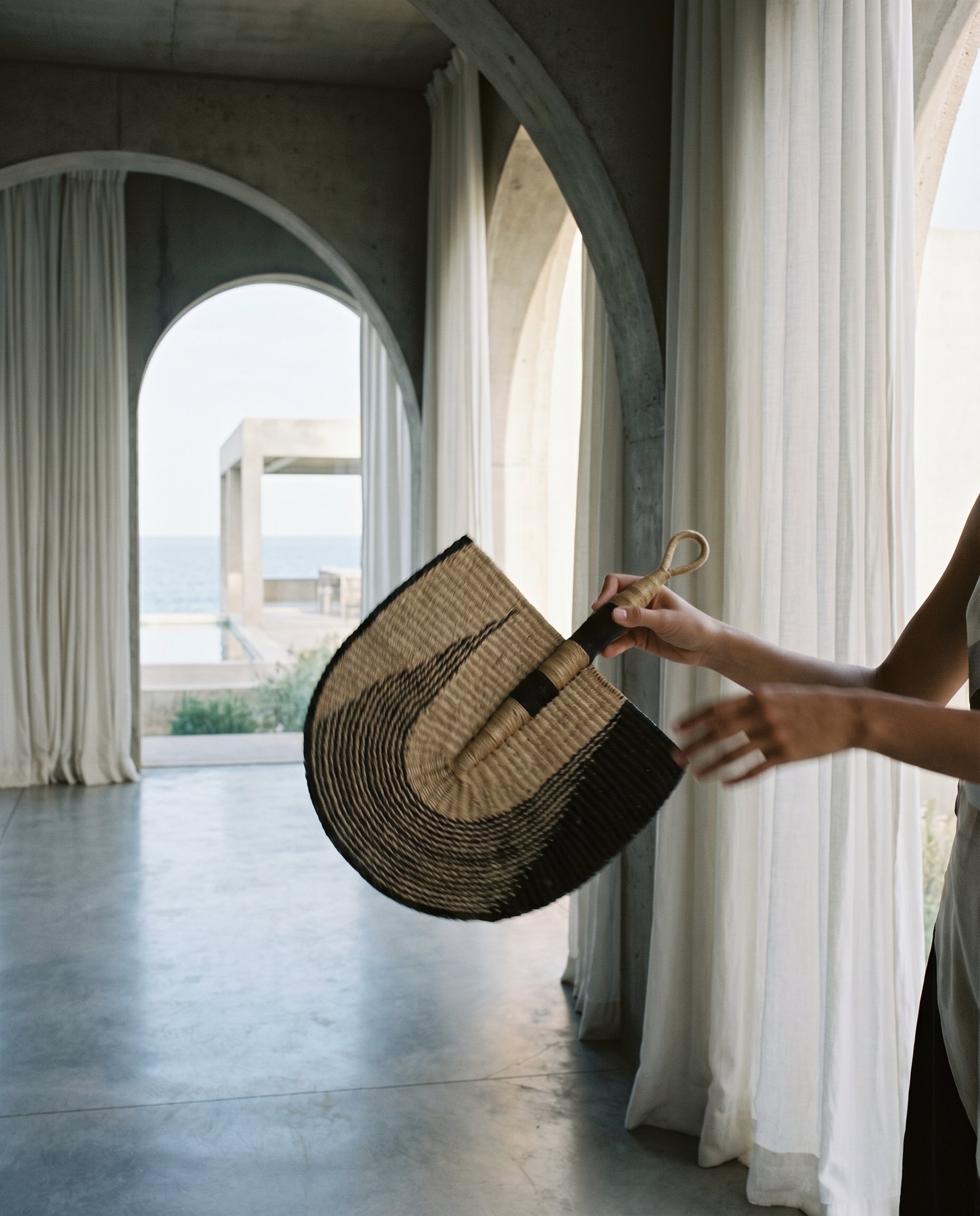 Handwoven Bolga Fan – Small