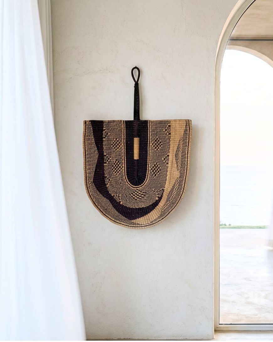 Handwoven Bolga Fan – Large