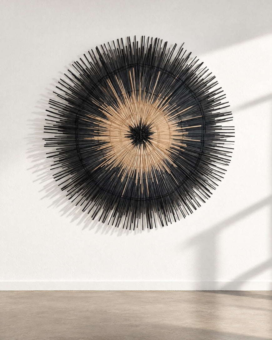 Eclipse Handwoven Palm Wall Hanging | Malawi