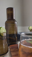 32 oz. Hammered Glass Carafe w/ Stopper main image 1