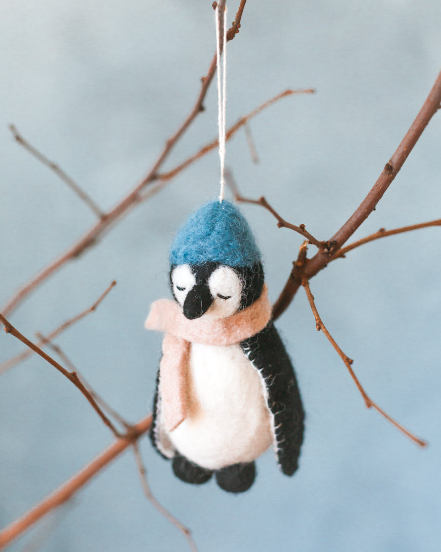 wholesale penguin Christmas tree ornament