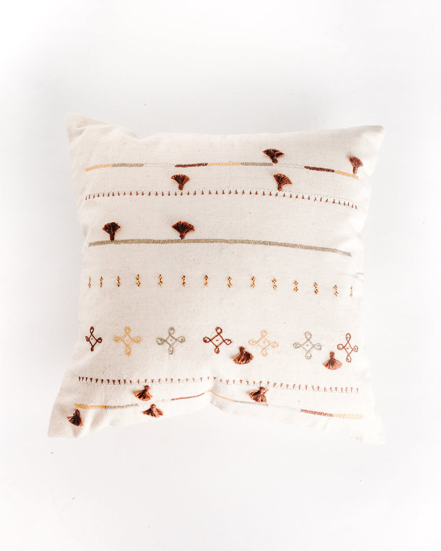 wholesale embroidered fair trade pillow