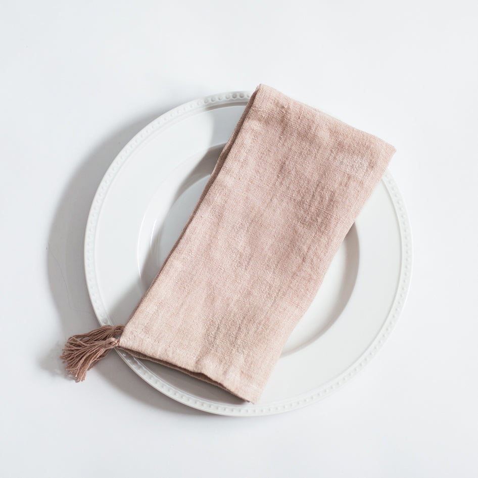 Stone Washed Linen Dinner Napkins  Wholesale Table Linens – Creative Women