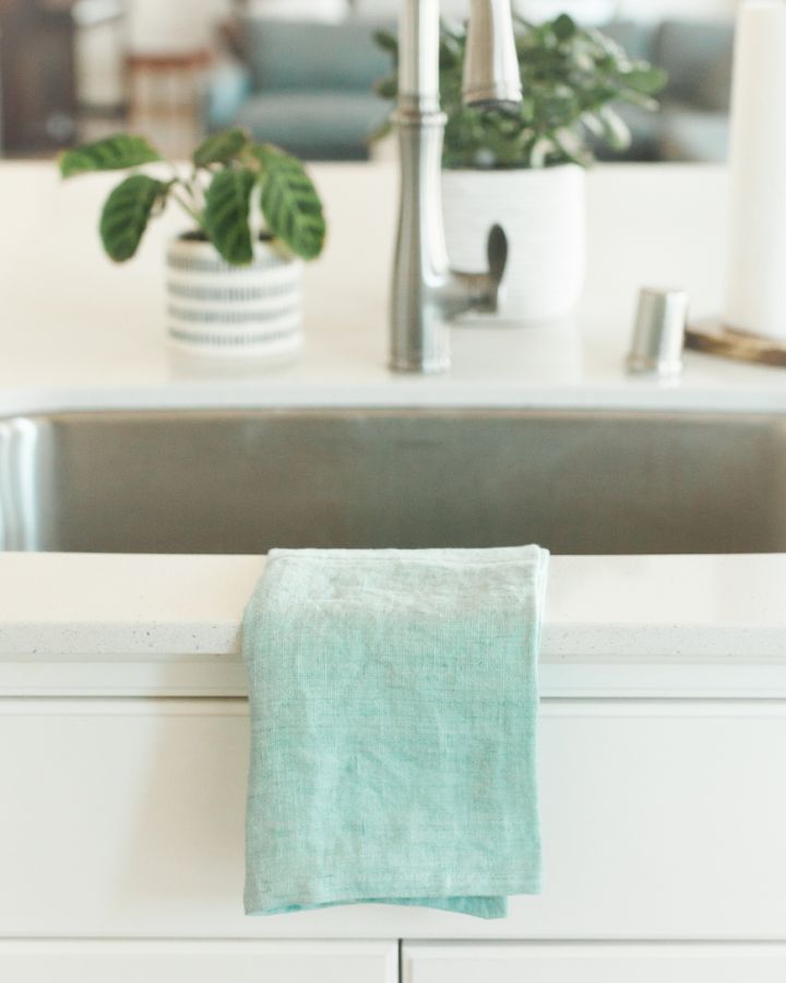 Soft Linen Tea Towel/washed Linen Kitchen Towel/stonewashed Dish Towels/different  Colors 