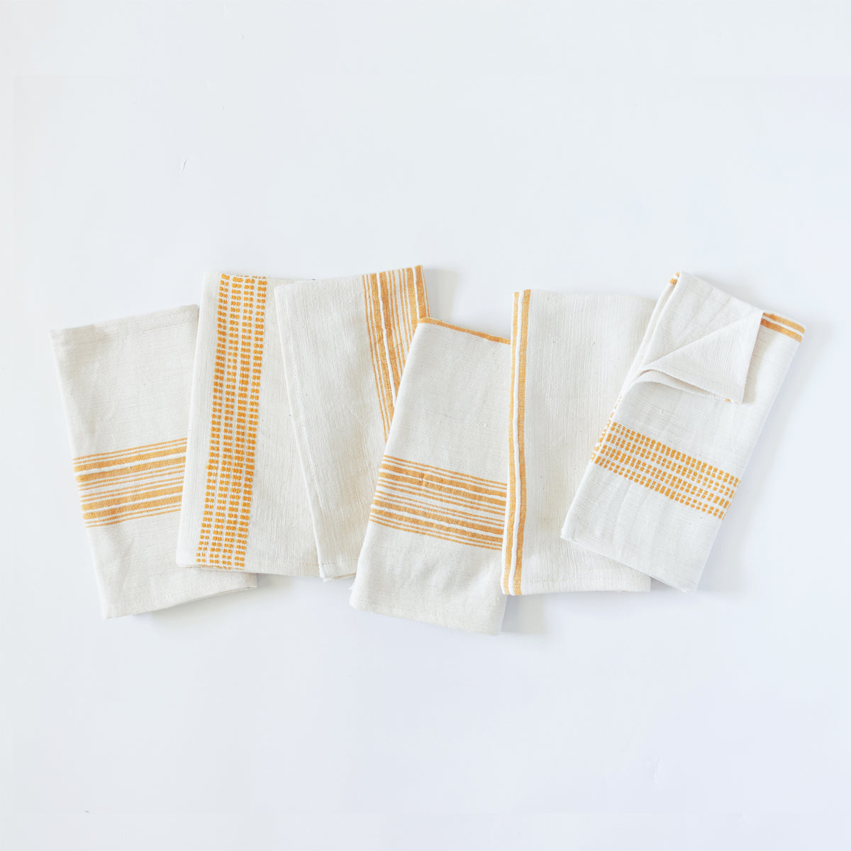 Set of 6 Embroidered Dinner Napkins with Single Initial Adorn Monogram and  Pocket Fold Cloth Napkins by Allison S.