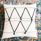 wholesale embroidered black and white pillow